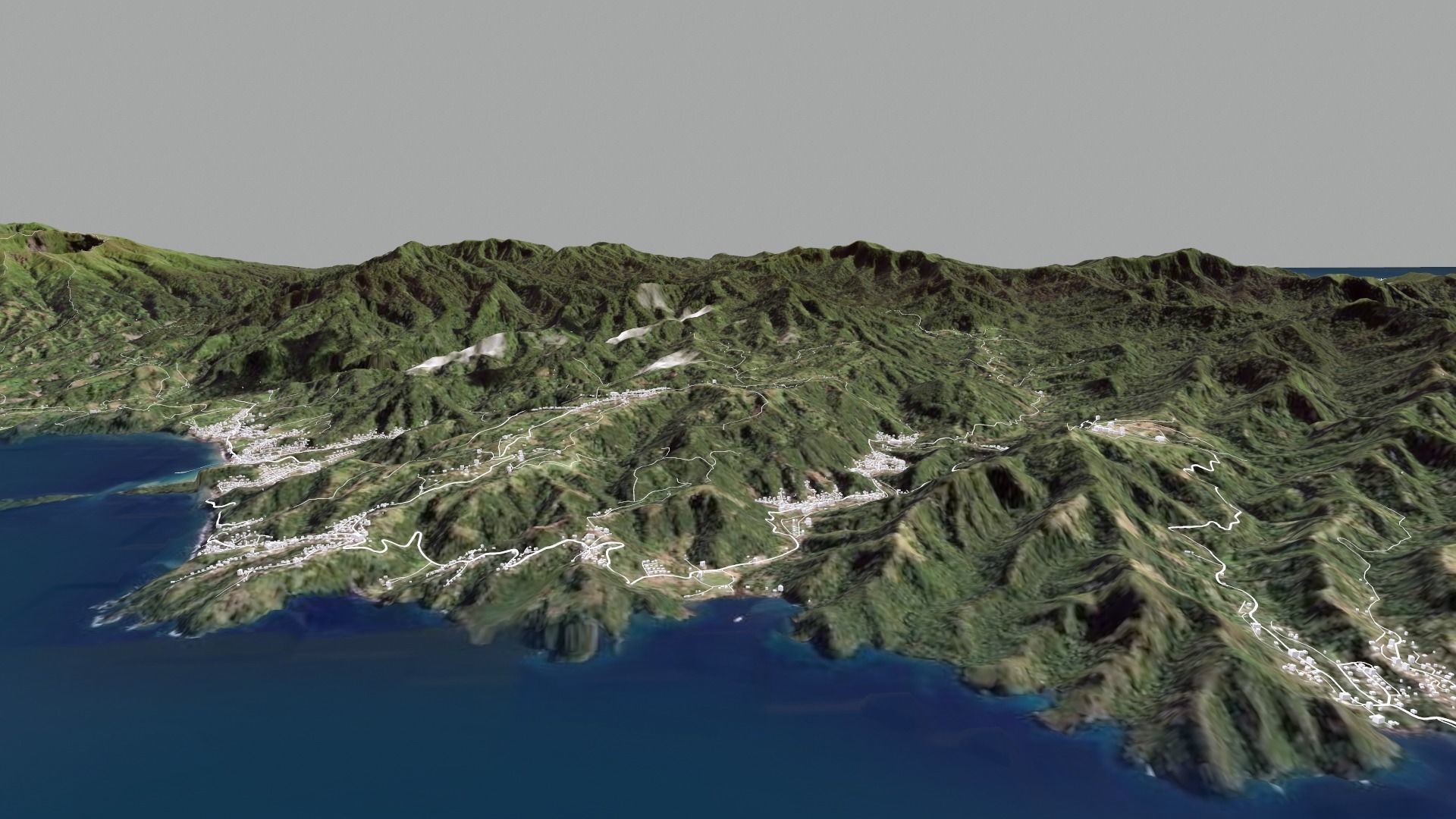 Saint Vincent and the Grenadines Caribbean Sea 3D model_8