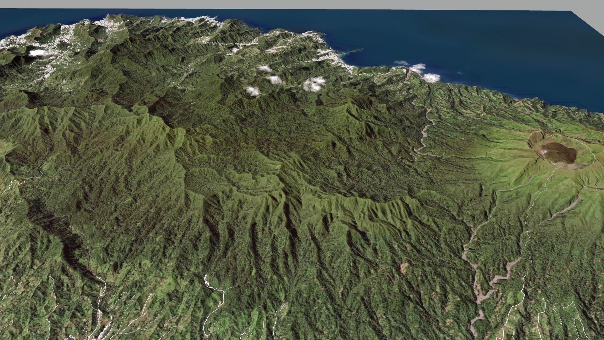 Saint Vincent and the Grenadines Caribbean Sea 3D model_9