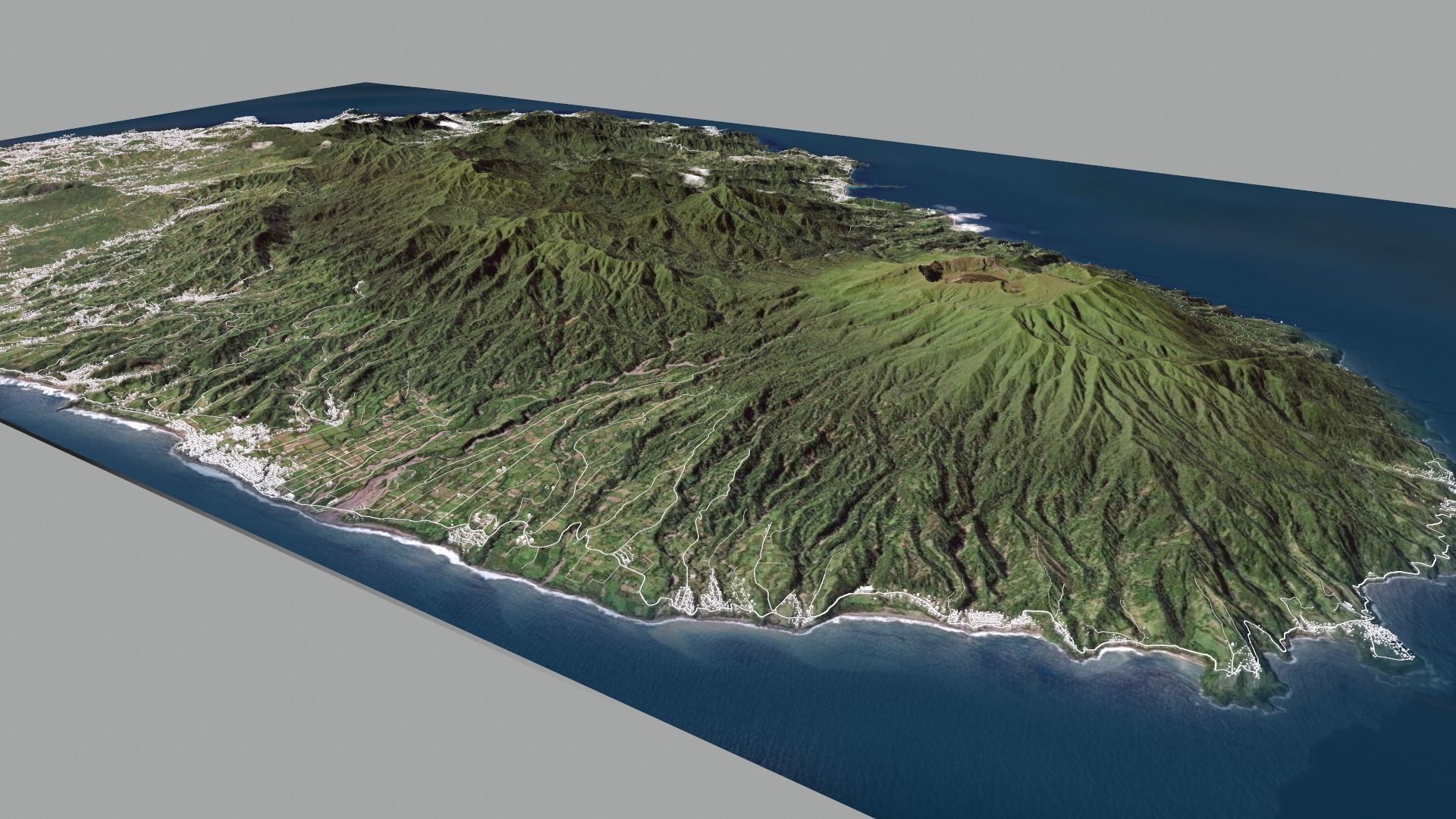 Saint Vincent and the Grenadines Caribbean Sea 3D model_4