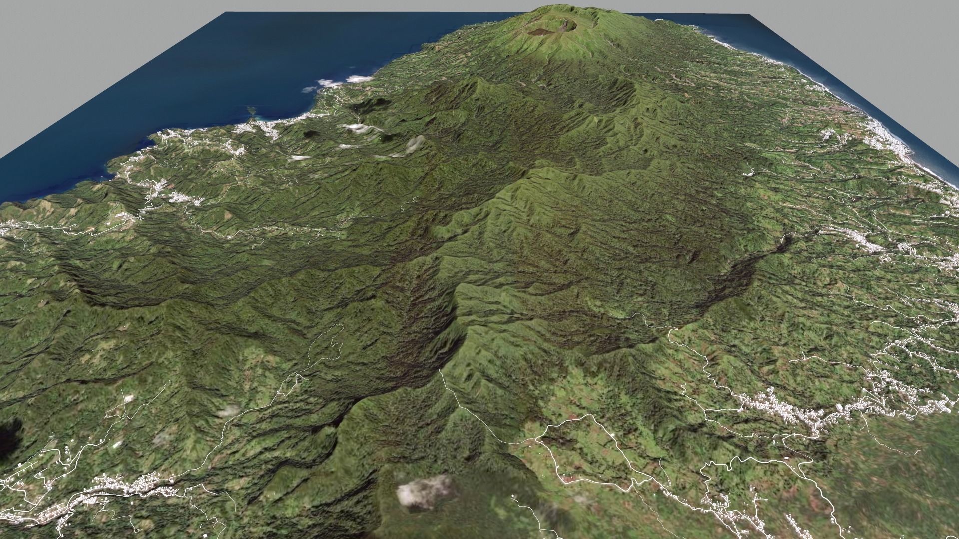 Saint Vincent and the Grenadines Caribbean Sea 3D model_6