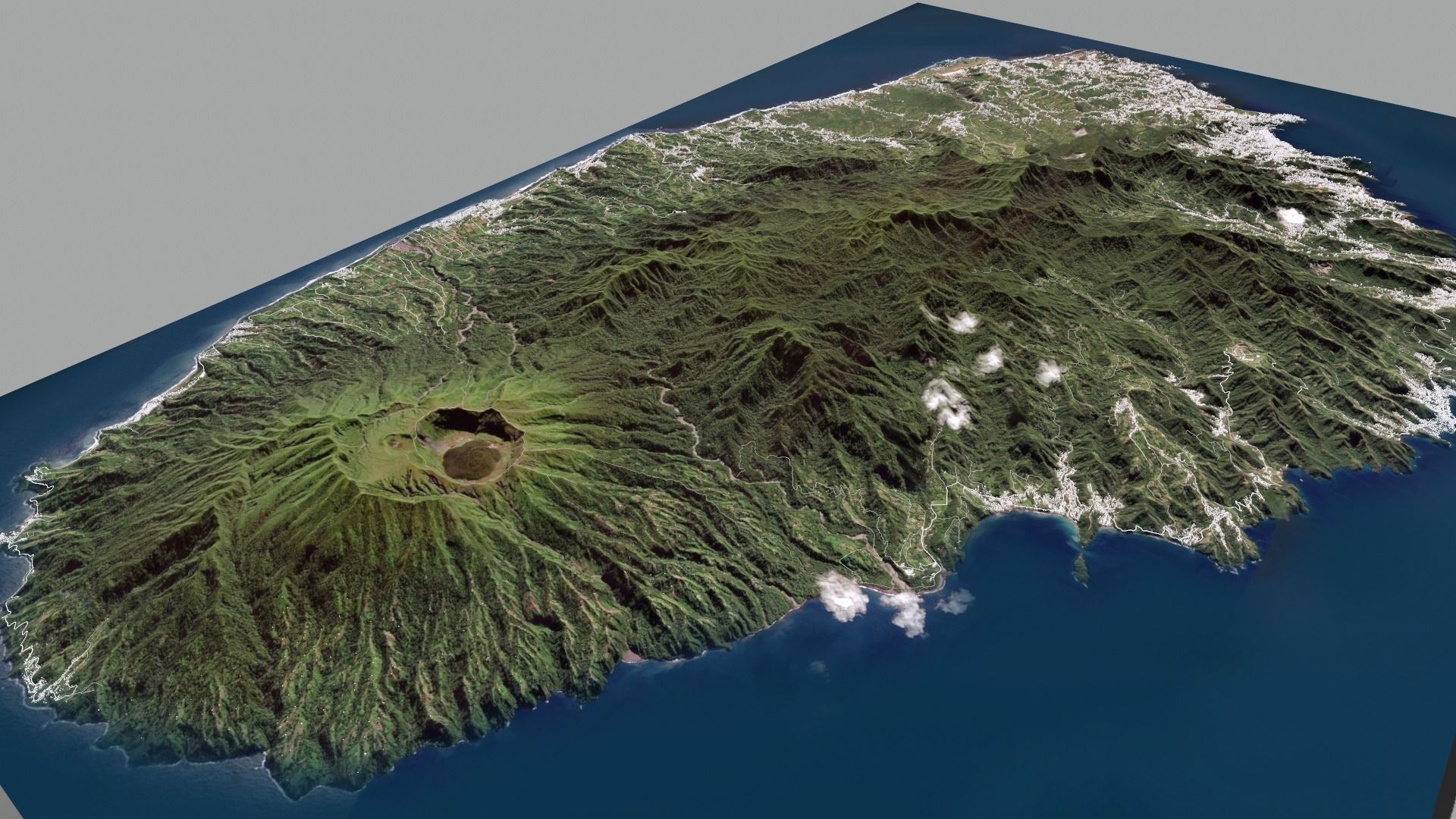 Saint Vincent and the Grenadines Caribbean Sea 3D model_3