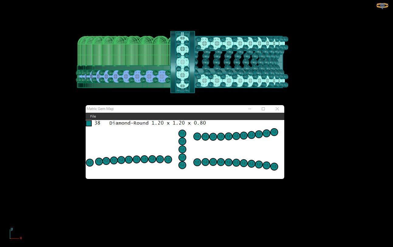 wedding Ring cocktail gemstone printable 028 3D print model_2