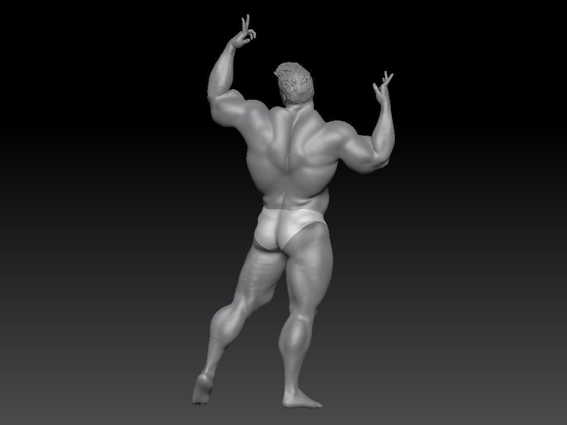 BODYBUILDING MAN 1 3D print model_2