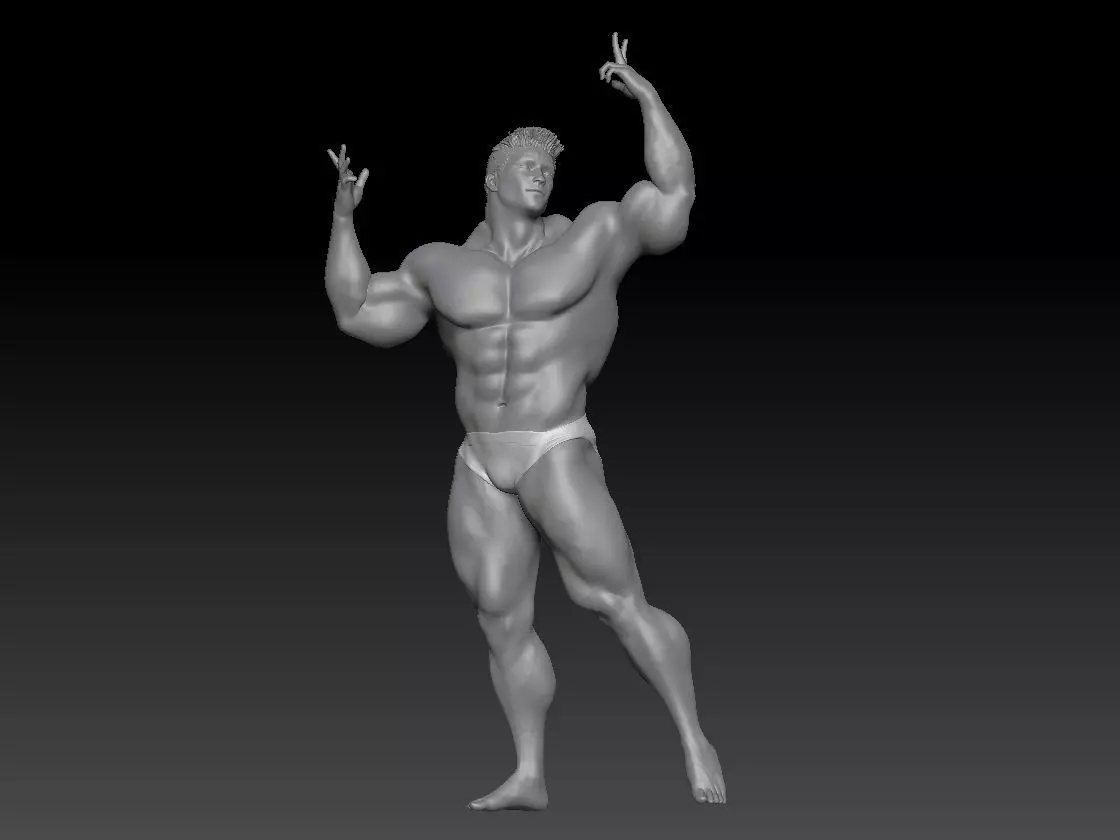 BODYBUILDING MAN 1 3D print model_0