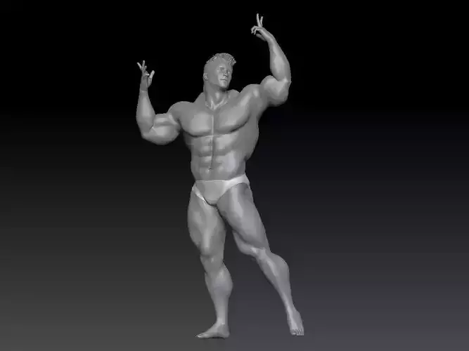 BODYBUILDING MAN 1 3D print model