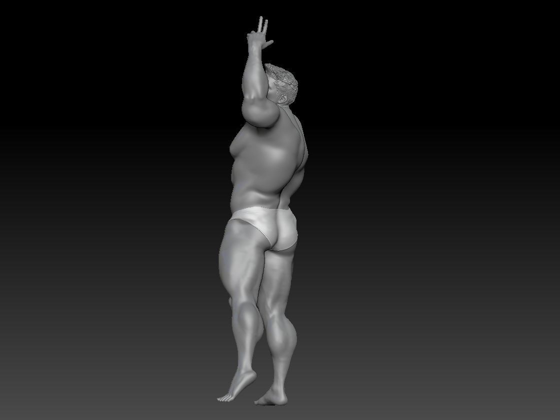 BODYBUILDING MAN 1 3D print model_1