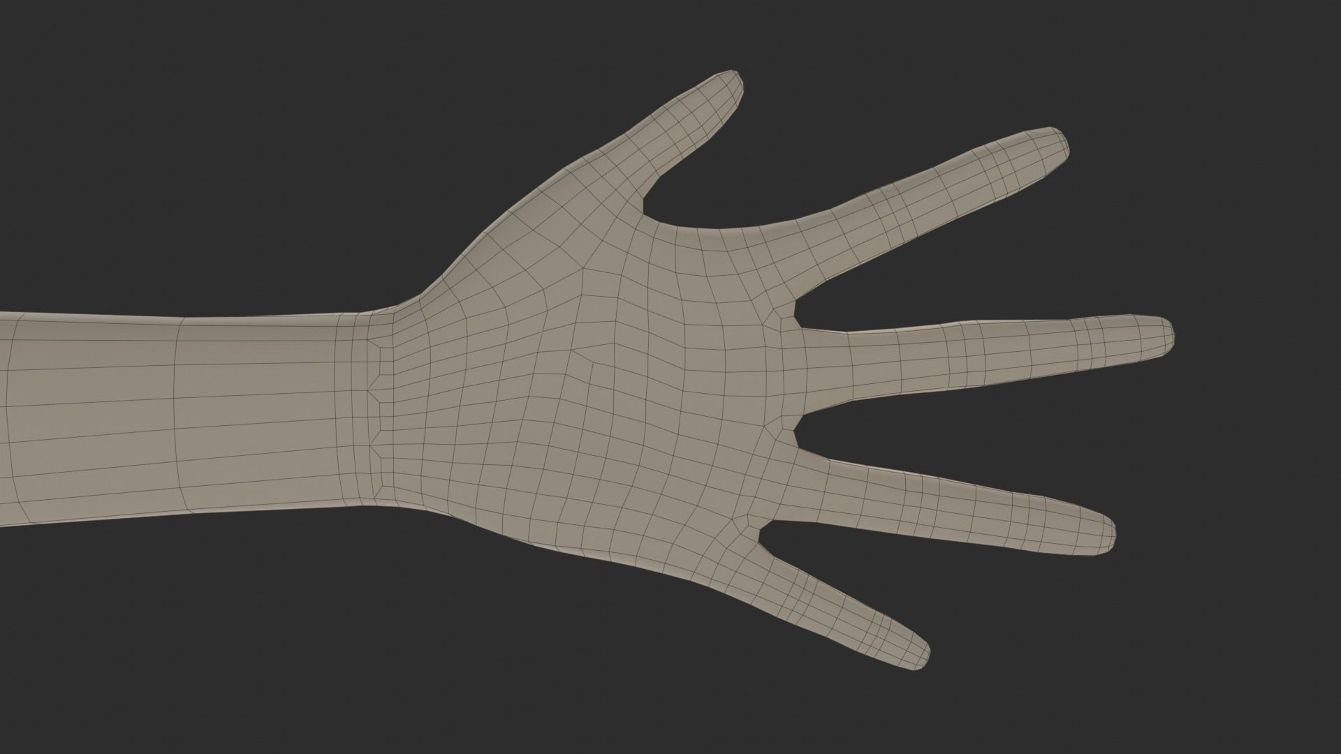 Female base mesh Free low-poly 3D model_12