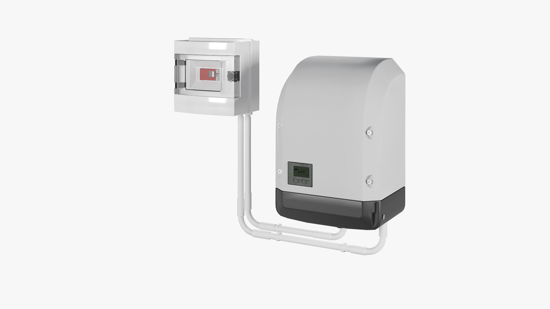 Inverter wall charger 3D model_14