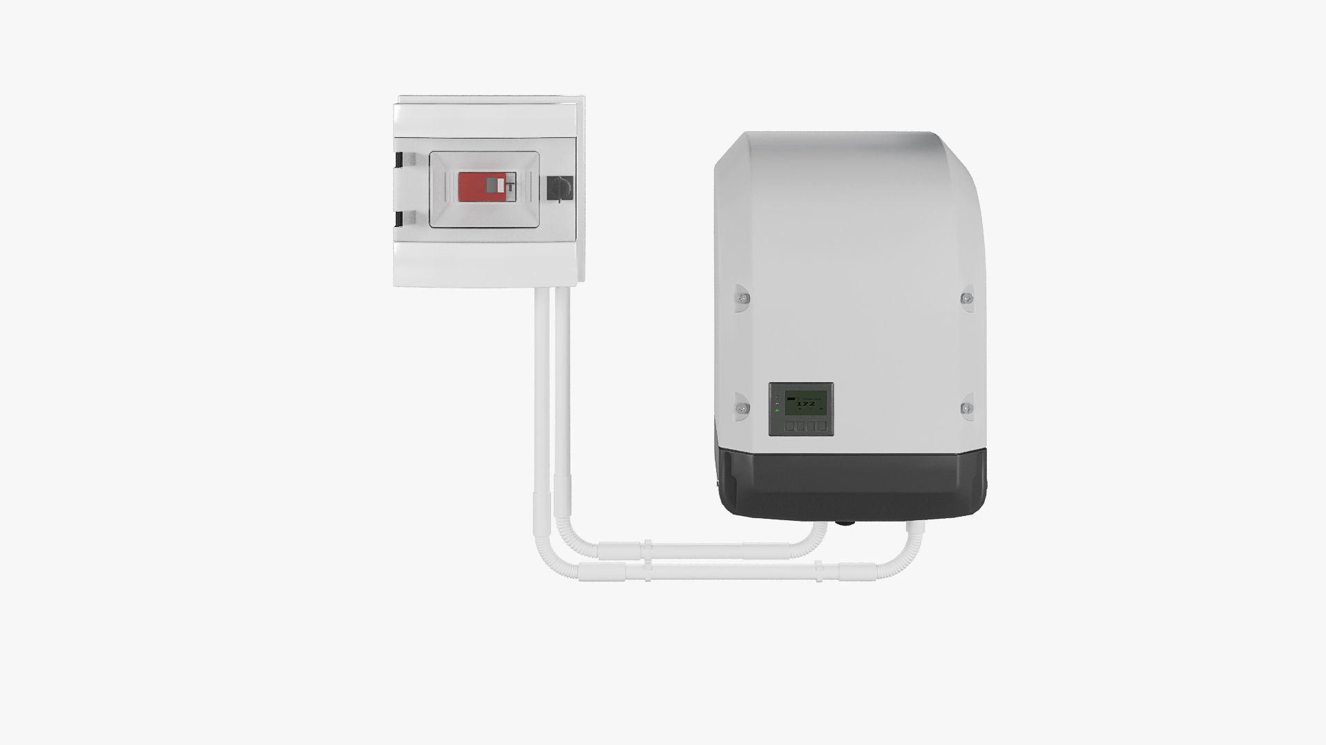 Inverter wall charger 3D model_1