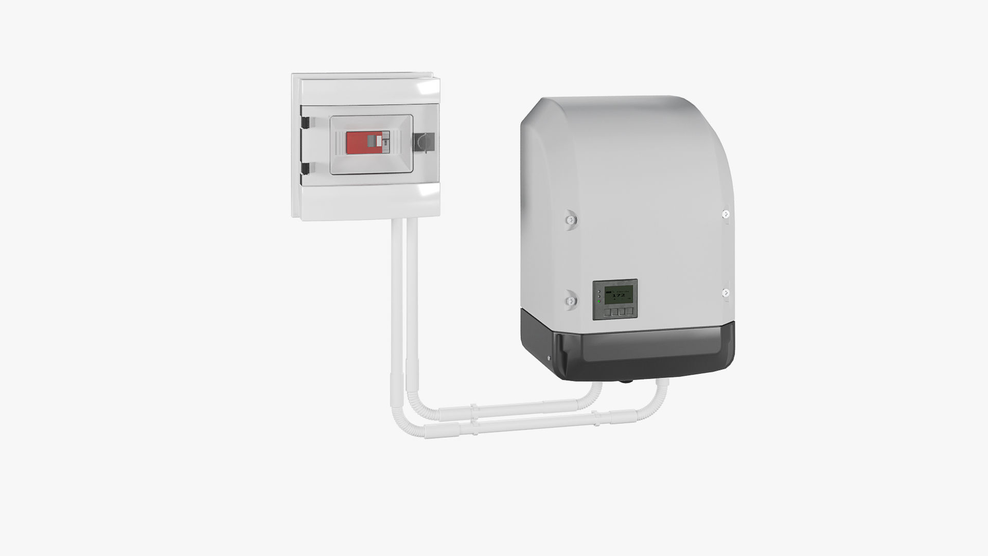 Inverter wall charger 3D model_3