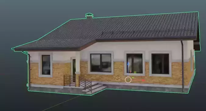 country house bag house cove house one-storey house