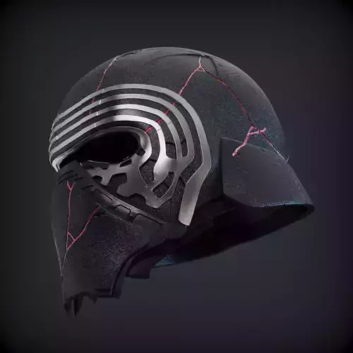 KYLO REN HELMET 1to1 scale  3D print model