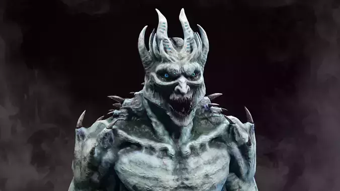 Monster 02 Low-poly 3D model