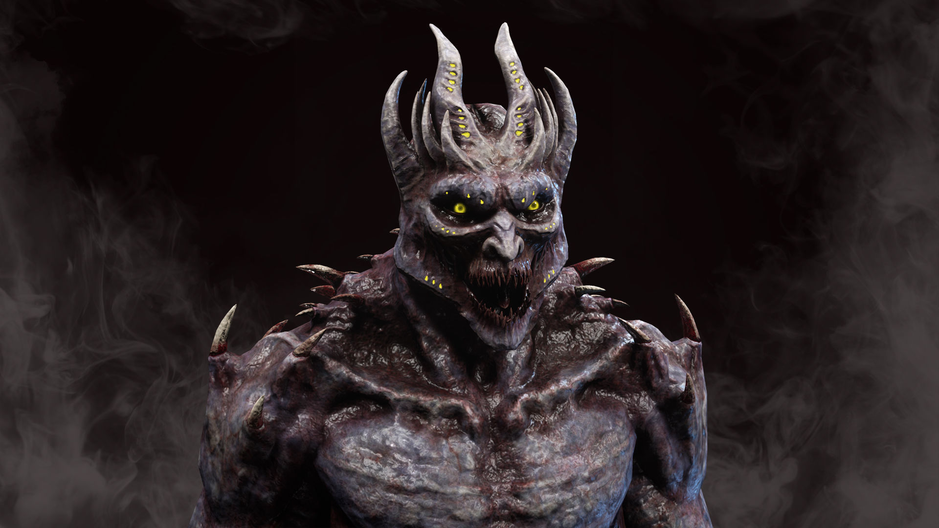 Monster 02 Low-poly 3D model_5