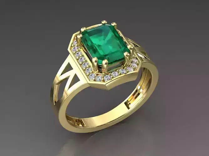 RS-01 ring with measurements