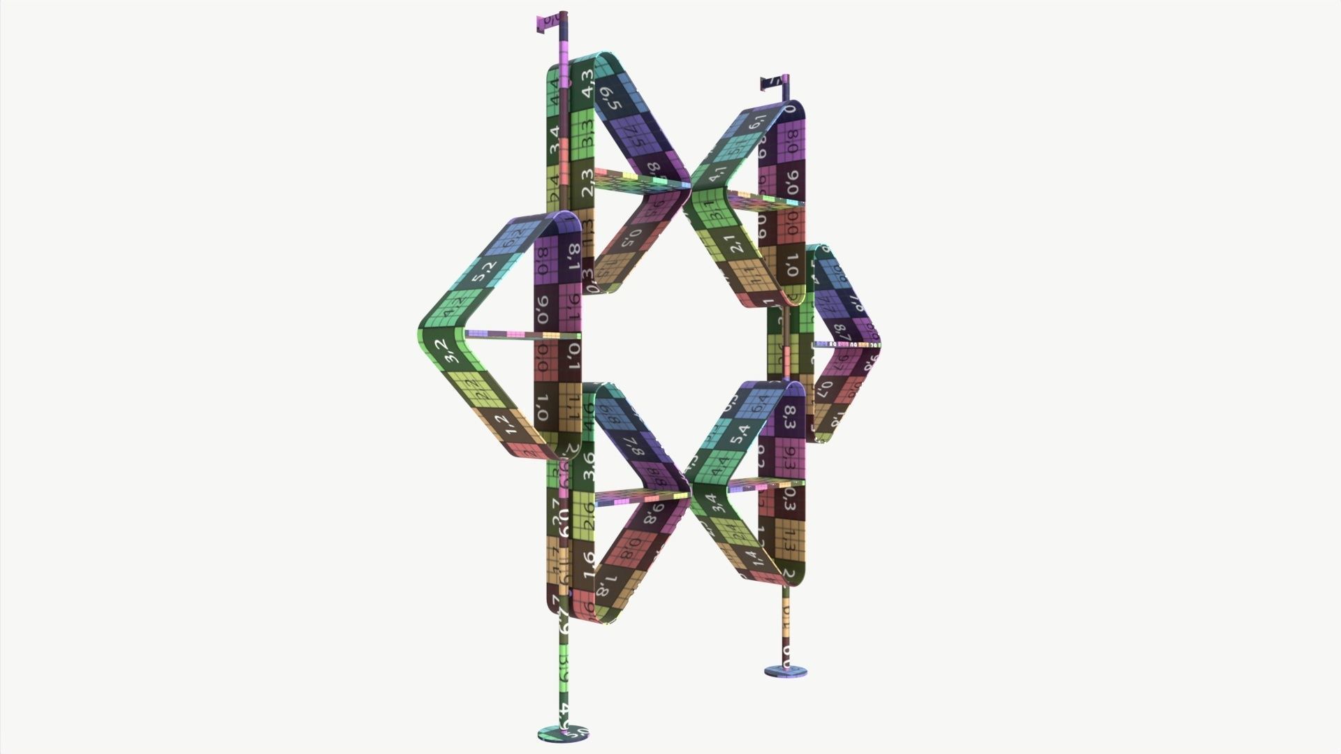 Cattelan Spinnaker bookcase 02 3D model_6