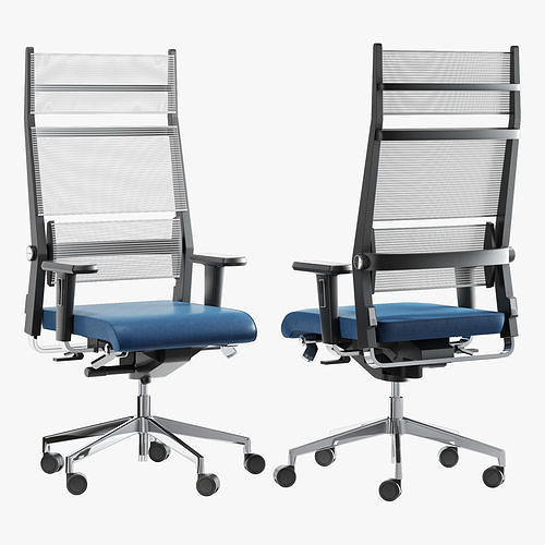 Dauphin lordo high office chair 3D model CGTrader