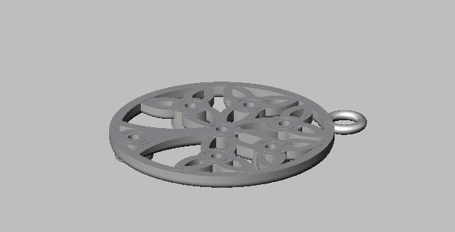 tree life pendant 3D print model_7