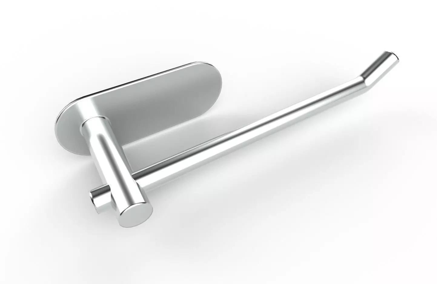 Towel Holder 05 Free low-poly 3D model_0