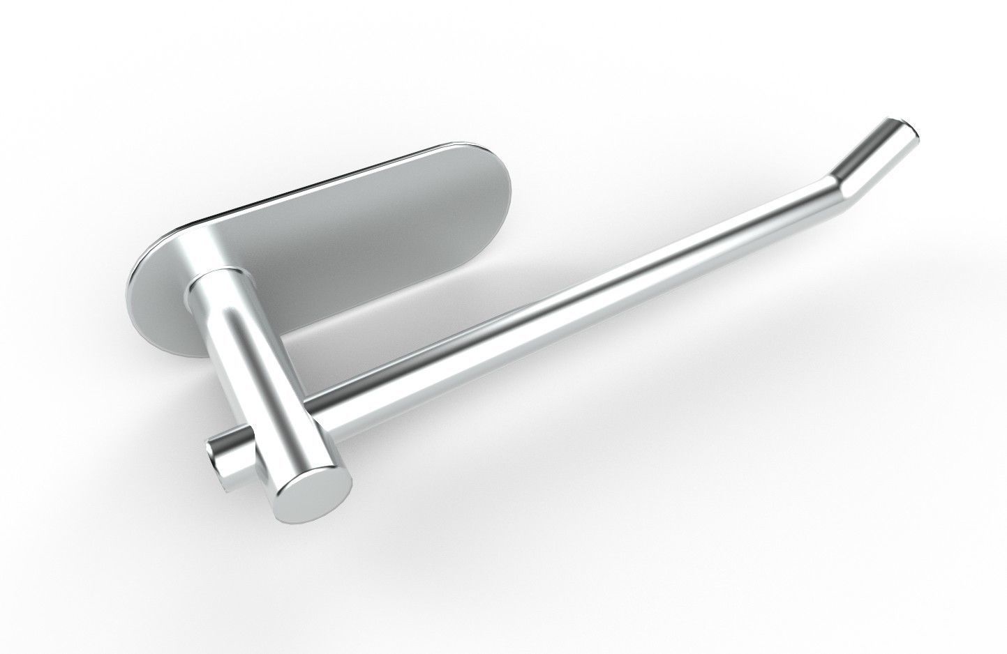 Towel Holder 05 Free low-poly 3D model_14