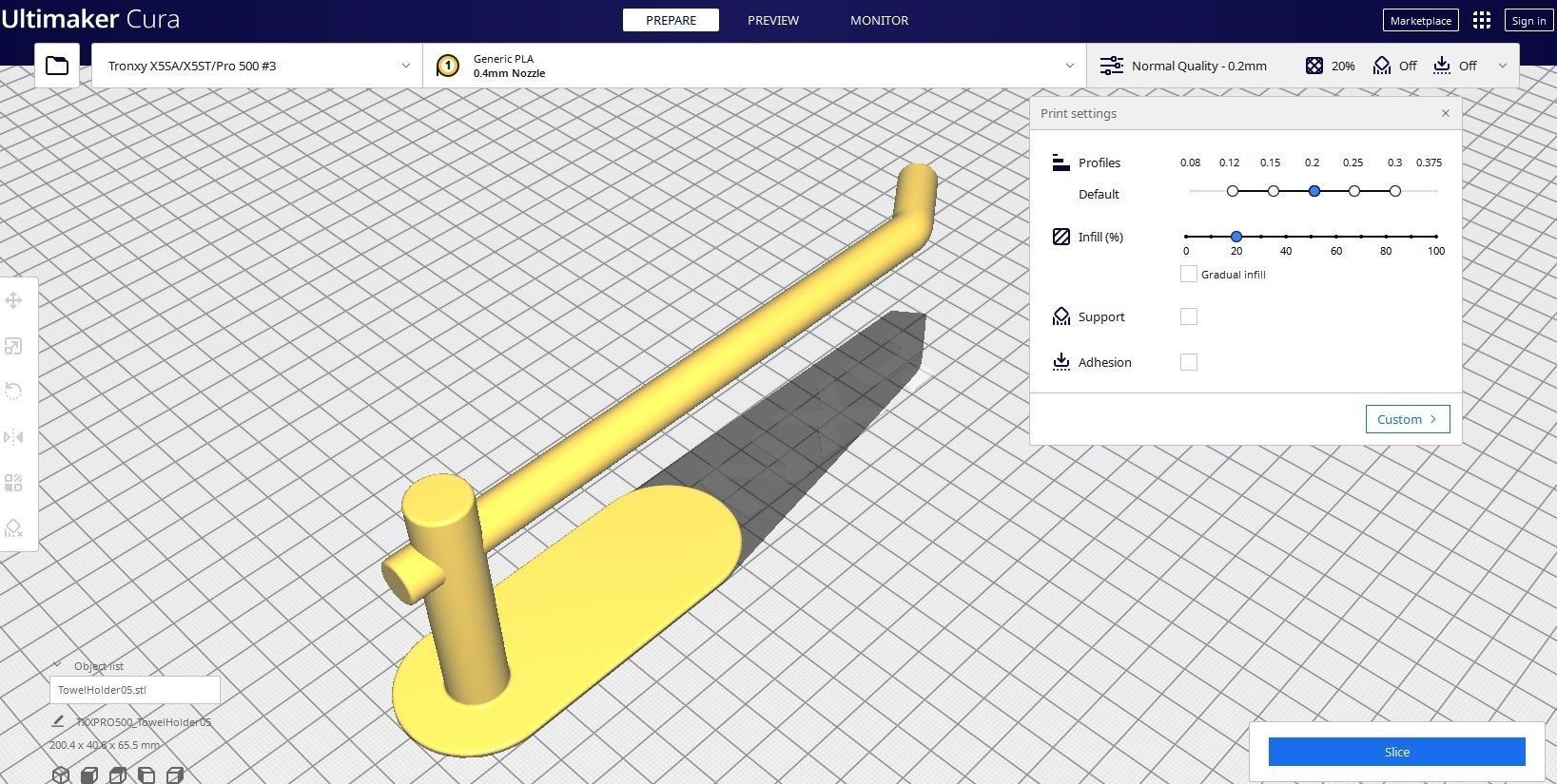 Towel Holder 05 Free low-poly 3D model_13