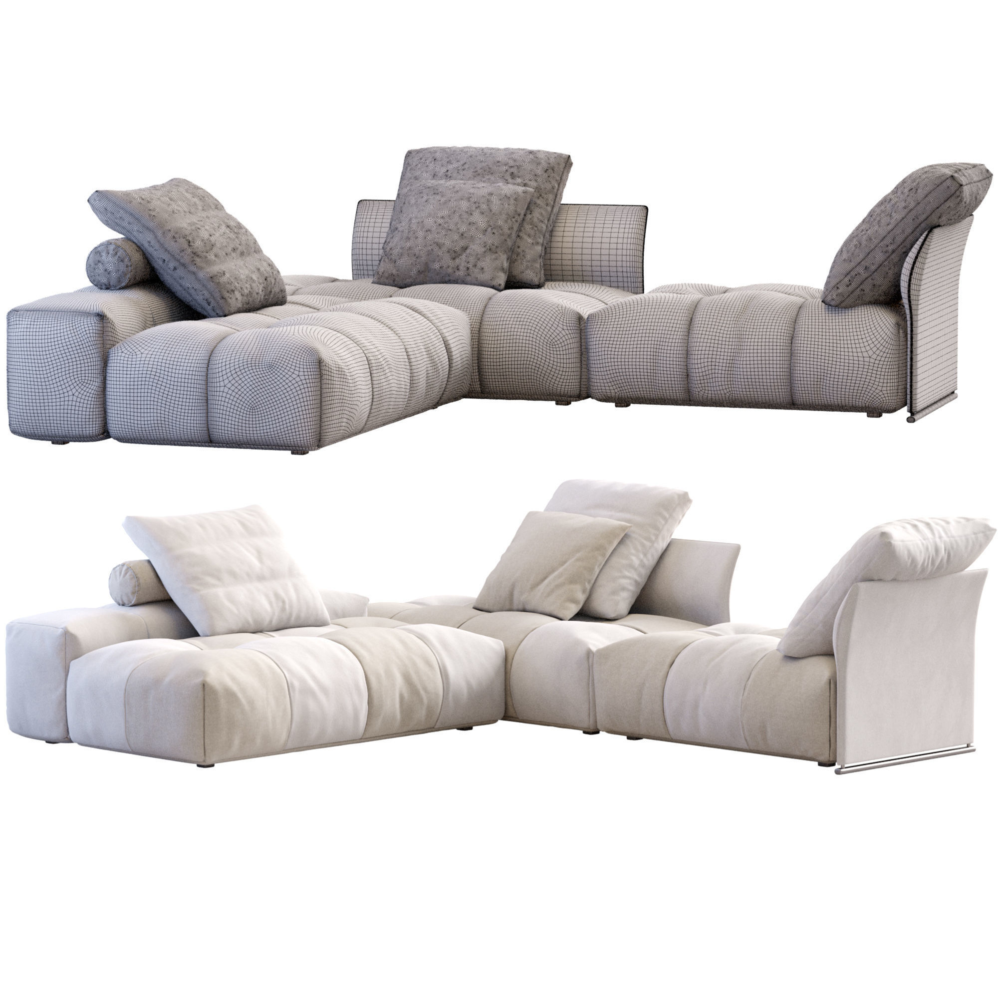Sofa Pixel By Saba 3D model_11