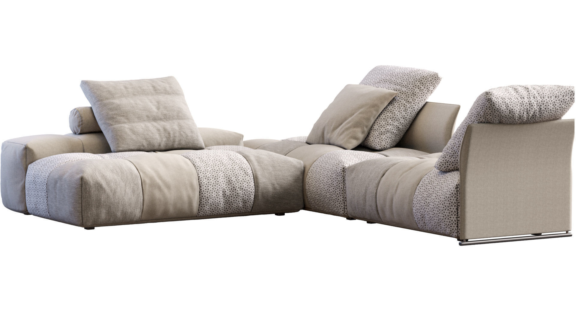 Sofa Pixel By Saba 3D model_2