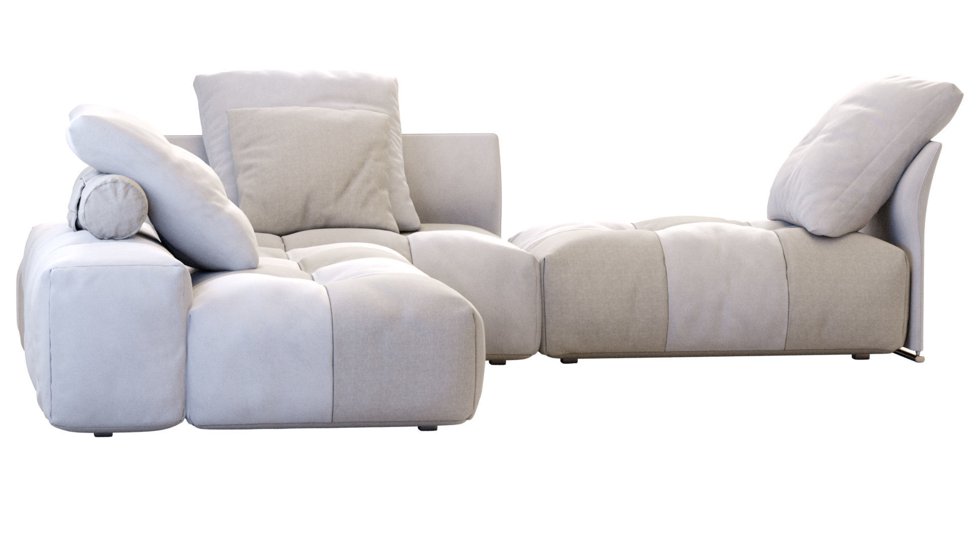 Sofa Pixel By Saba 3D model_4