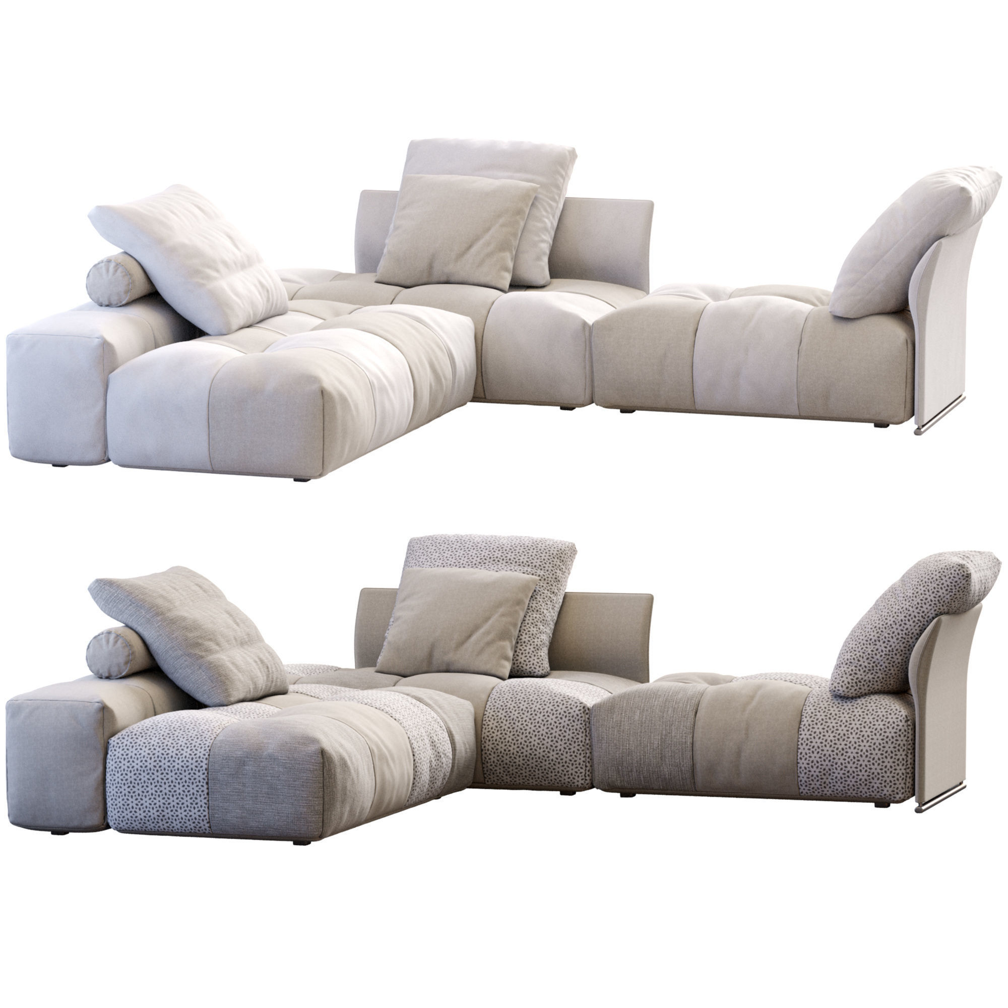 Sofa Pixel By Saba 3D model_9