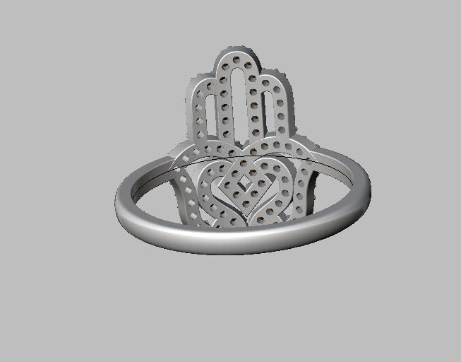 humsa ring 3D print model_10