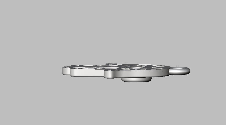 humsa pendant 2 3D print model_9