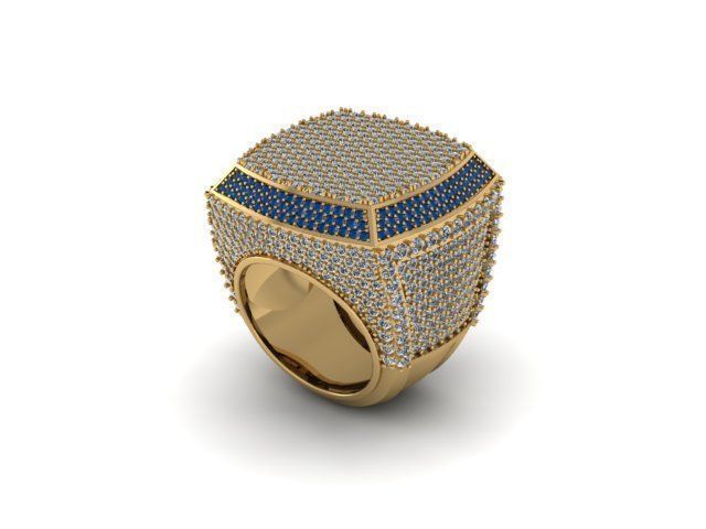 Champion ring size 7 3D model_1