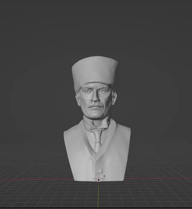 Mustafa Kemal Ataturk 3D print model