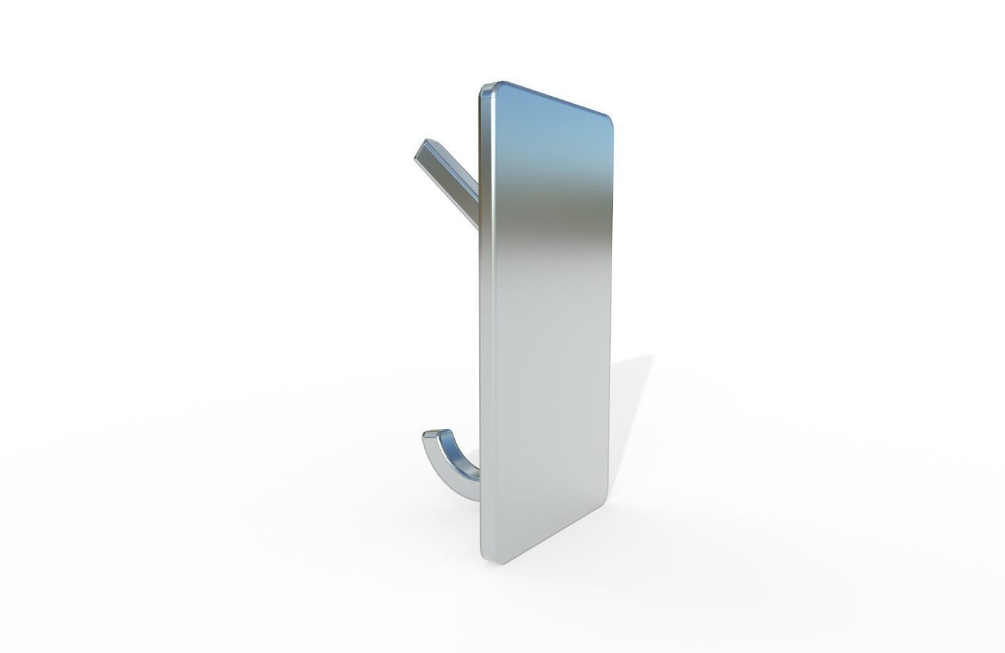 Towel Hook 07 Free low-poly 3D model_8