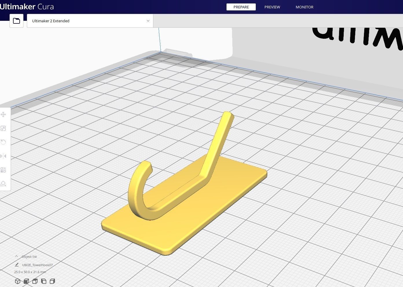 Towel Hook 07 Free low-poly 3D model_2