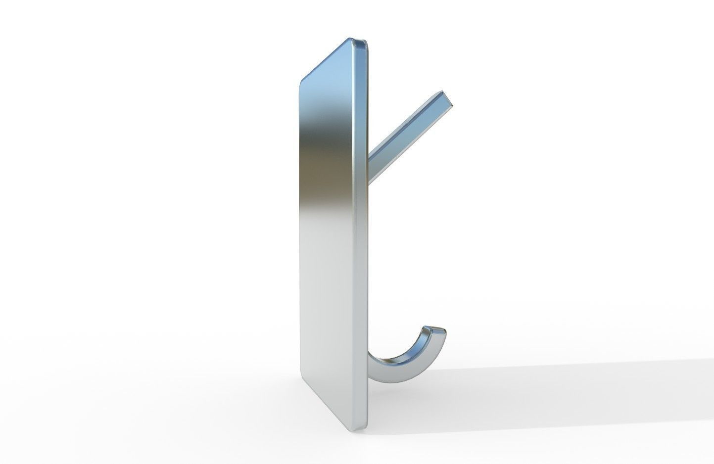 Towel Hook 07 Free low-poly 3D model_9
