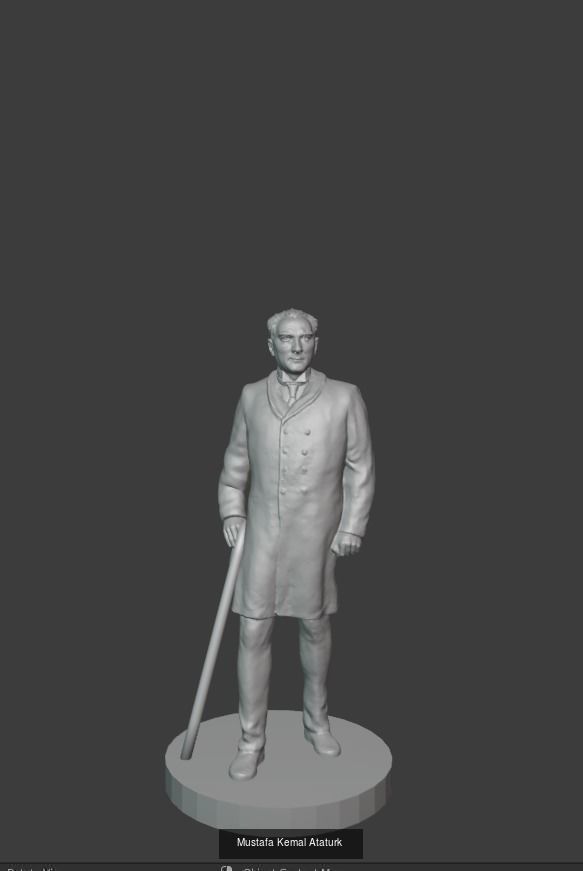 Three Ataturk Models 3D Model Collection_2