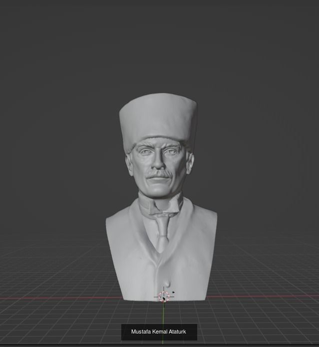 Three Ataturk Models 3D Model Collection_3