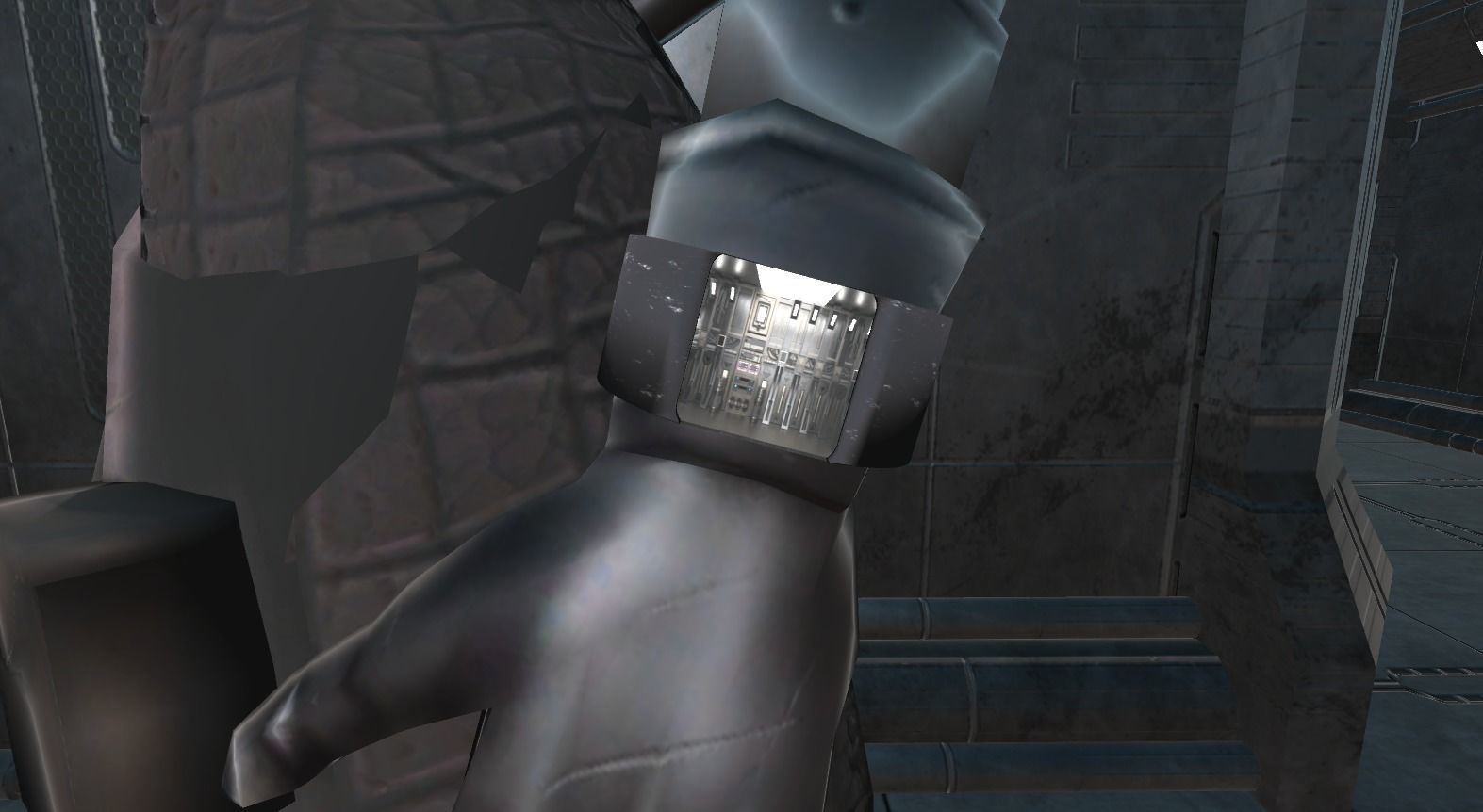 Low Poly Sci-Fi Bracelet Lando Low-poly 3D model_10