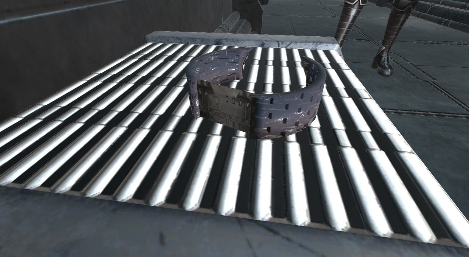 Low Poly Sci-Fi Bracelet Lando Low-poly 3D model_9