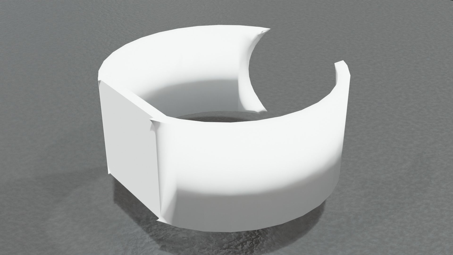 Low Poly Sci-Fi Bracelet Lando Low-poly 3D model_4