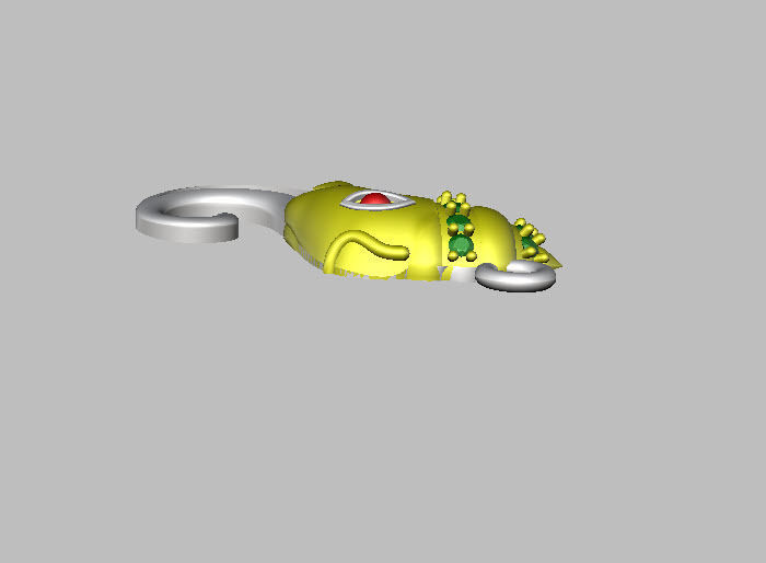 ganesha pendant 3D print model_2