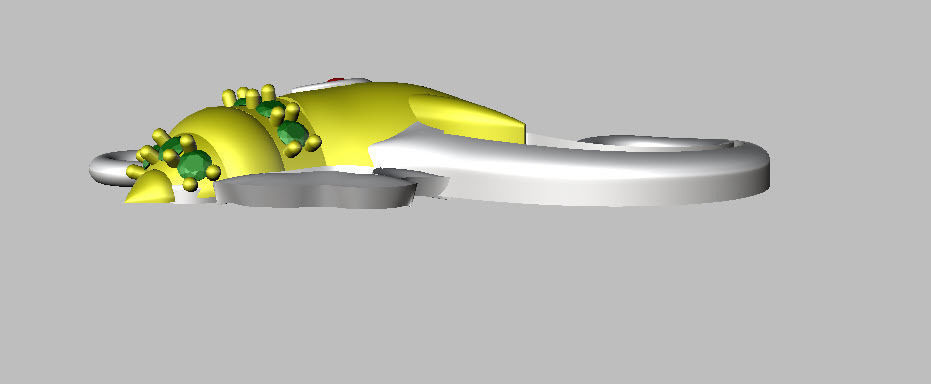 ganesha pendant 3D print model_1