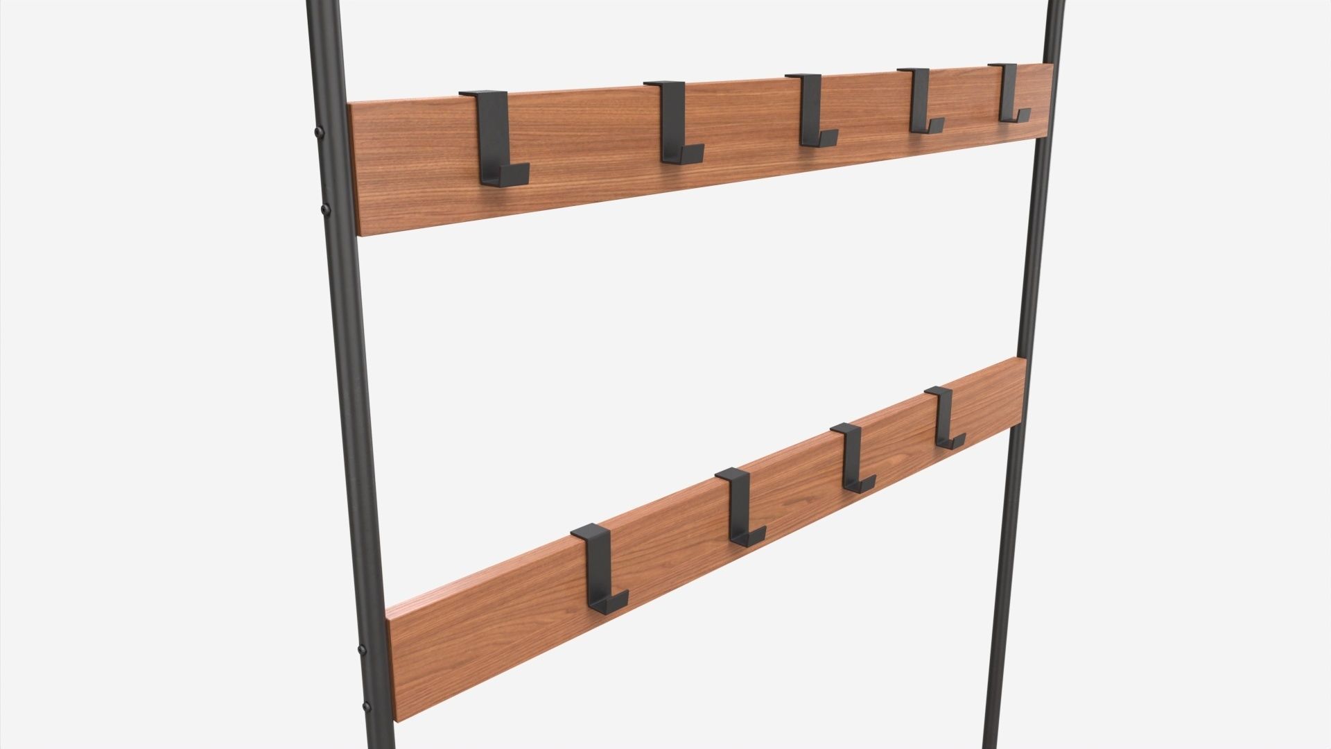 Free Standing Coat Rack Vasagle 3D model_3