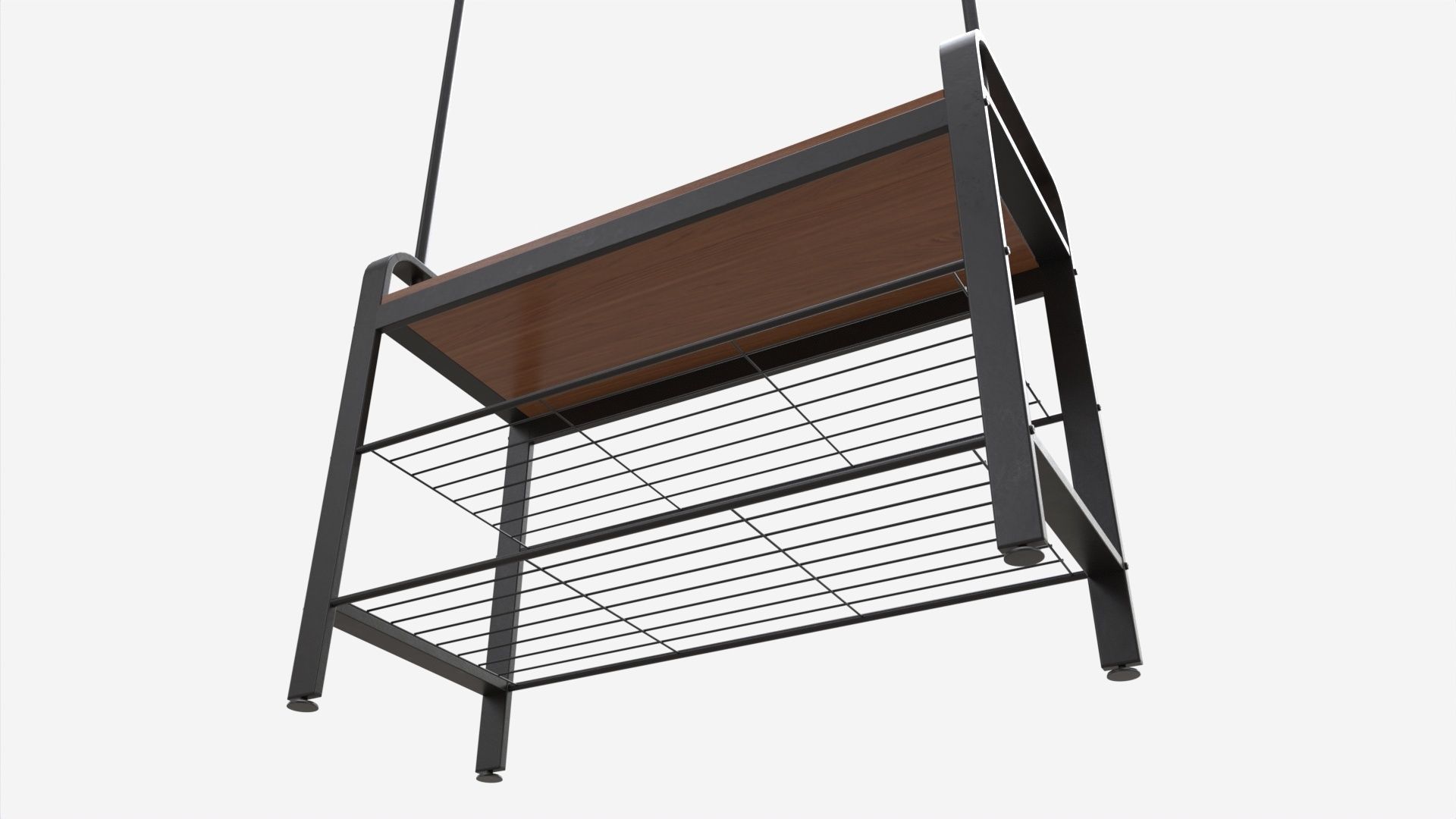 Free Standing Coat Rack Vasagle 3D model_2