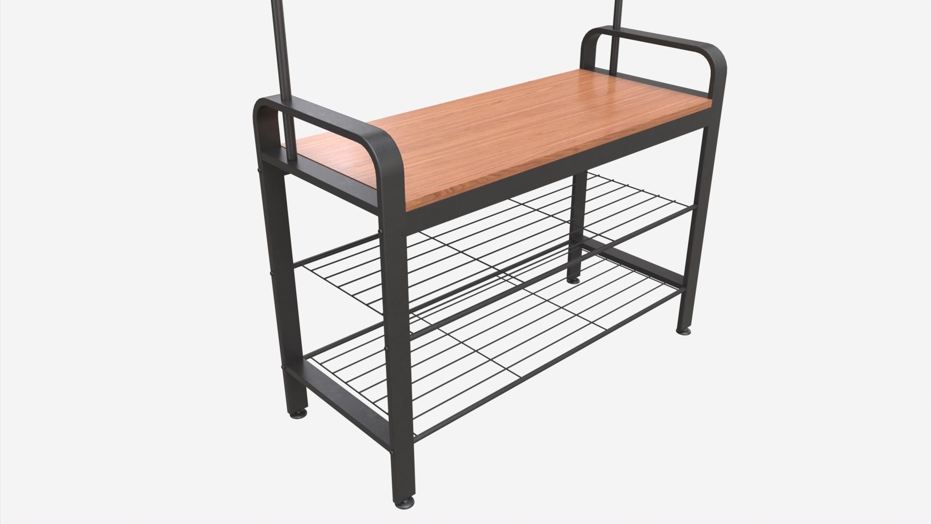 Free Standing Coat Rack Vasagle 3D model_1