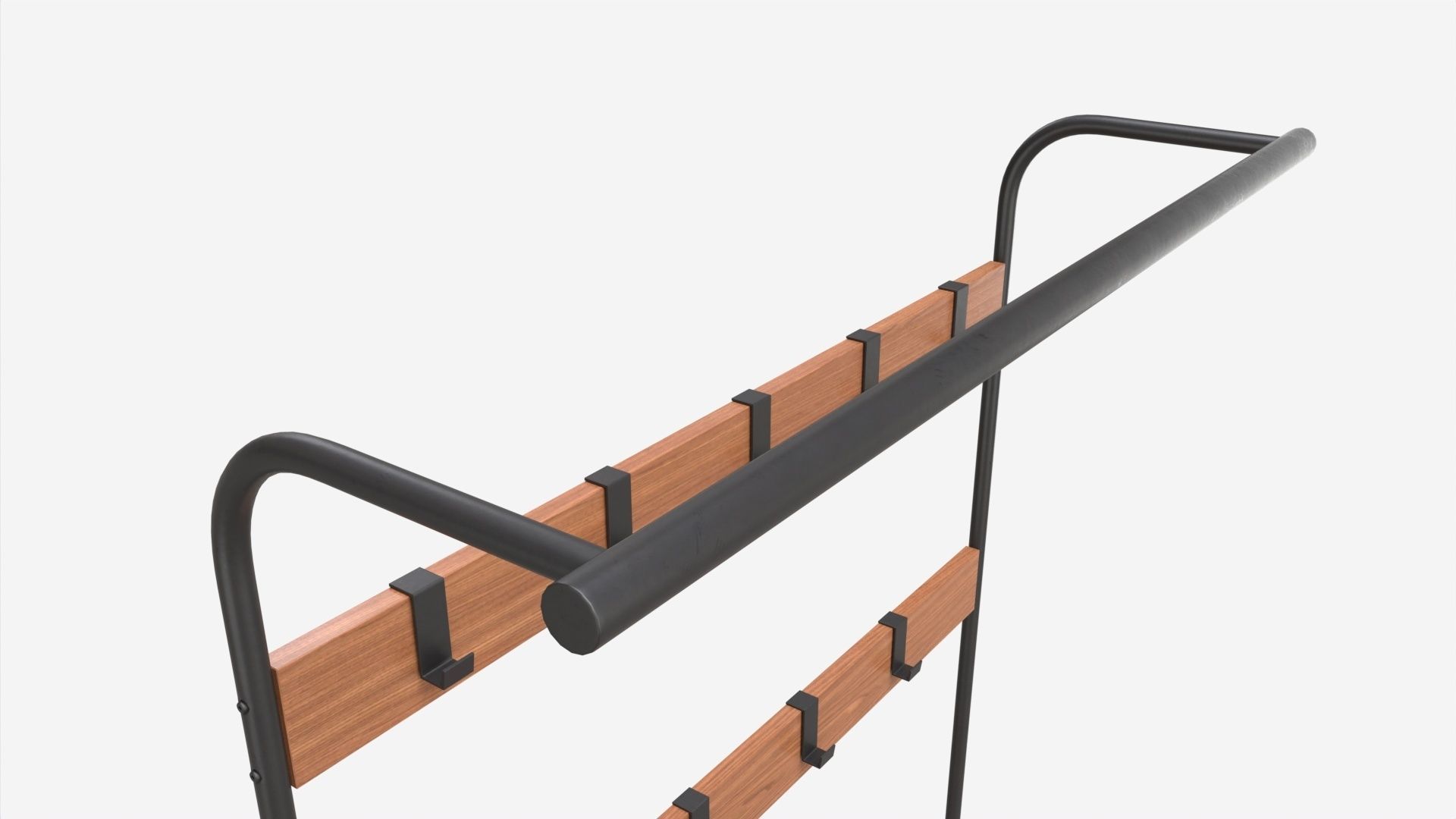 Free Standing Coat Rack Vasagle 3D model_4