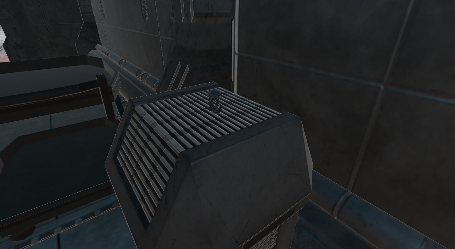 Low Poly Sci-Fi Ring Han Low-poly 3D model_2