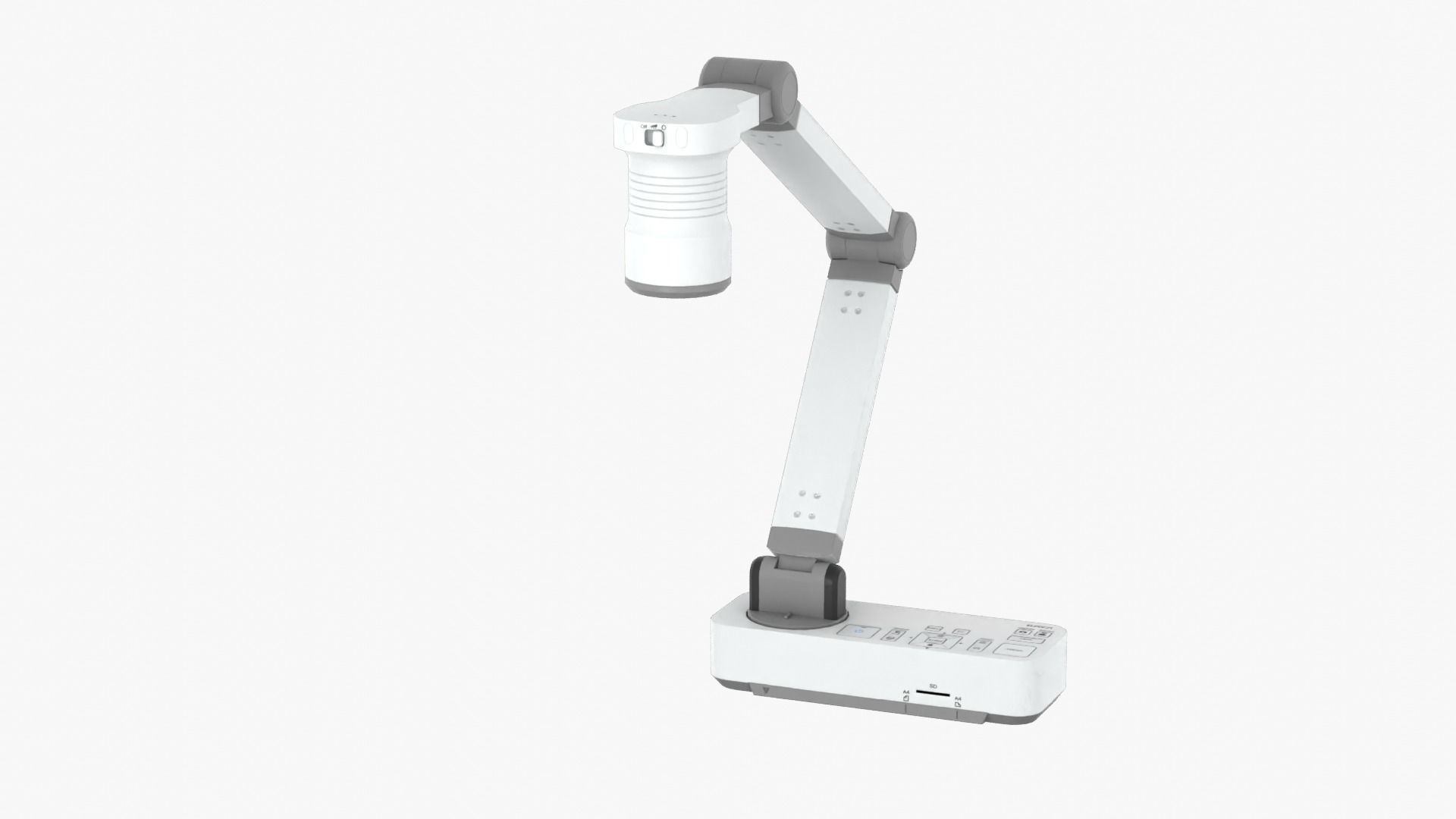 Document Camera Low-poly 3D model_13