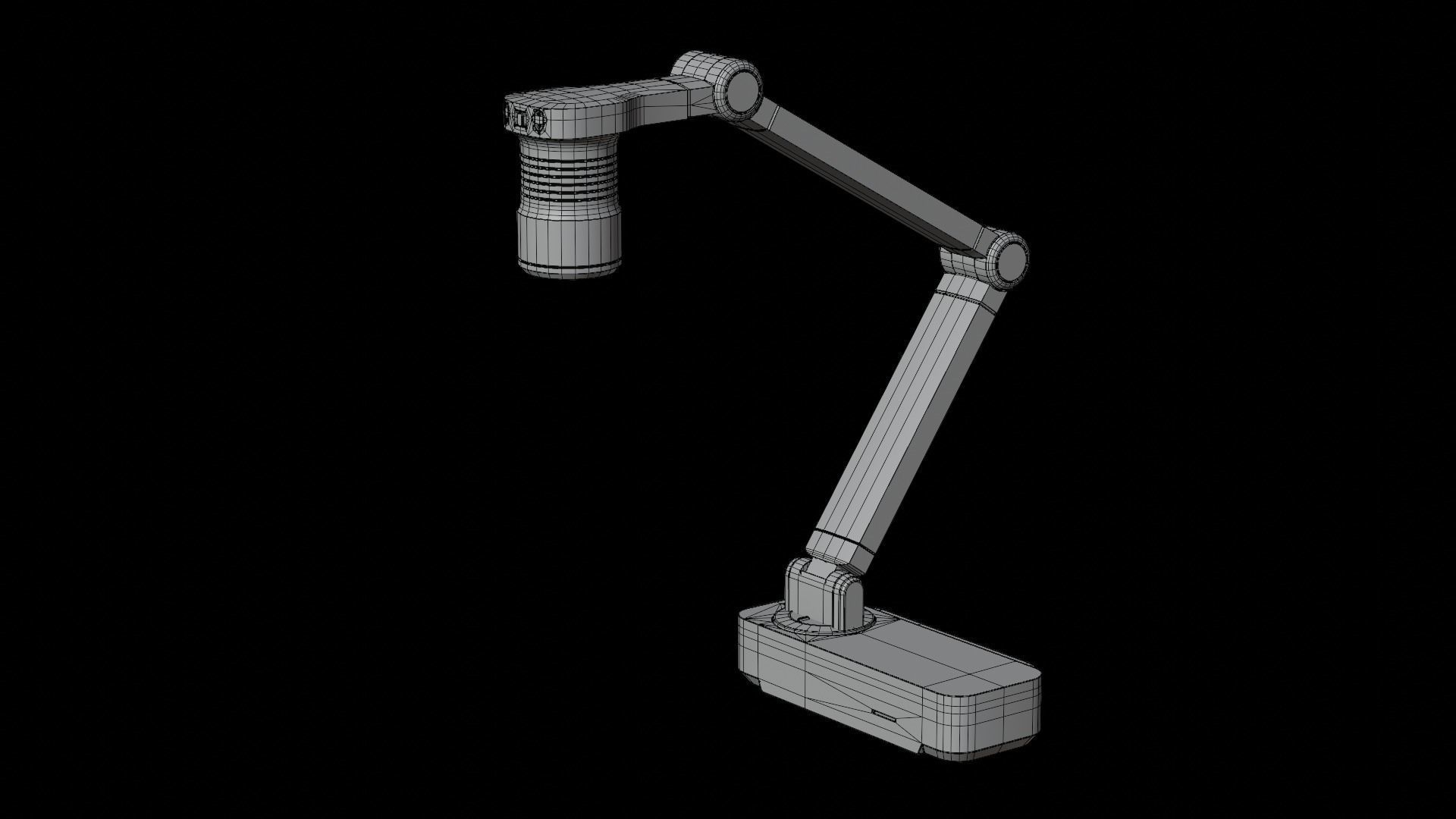 Document Camera Low-poly 3D model_15